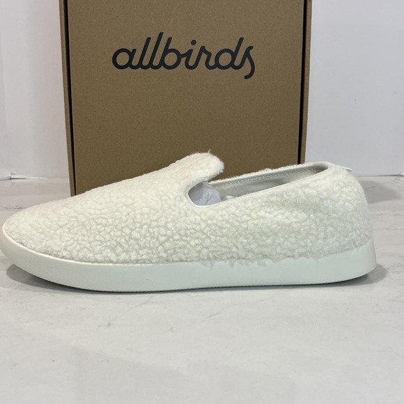 Allbirds NEW Wool Lounger Fluff Mens Size 12 Natural White Cream‎ Slip On Loafer main image 11